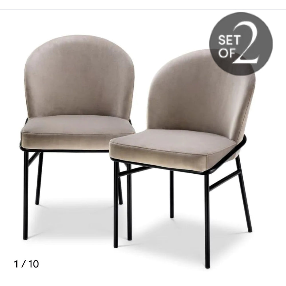 Willis Dining Chairs  Savona Greige by Eichholtz 30% off stock price for set of 2