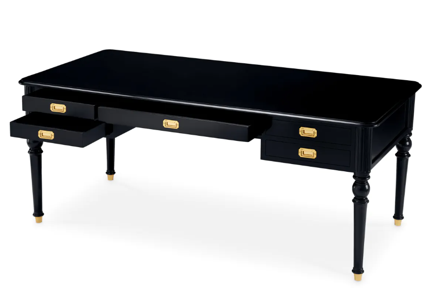 Wimbledon Desk by Eichholtz new Met Collection.-Renaissance Design Studio