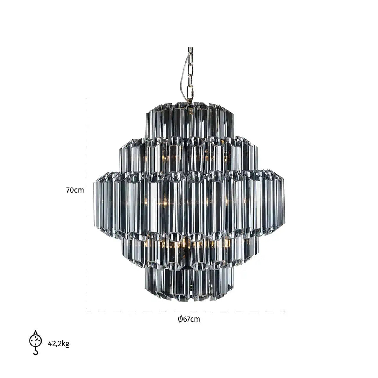 Zara Large Hanging Lamp Chandelier Reduced By Up To 50%-Renaissance Design Studio