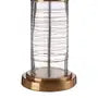 Zella table lamp in gold with off white shade REDUCED-Table lamp-Renaissance Design Studio