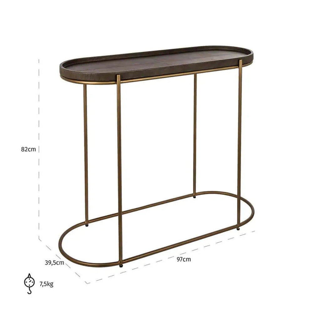 Zippy  Console Table in compact size 97 cm