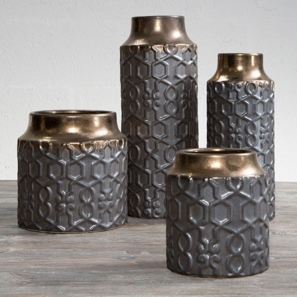 Zizi Ceramic Vase Large REDUCED-Vase-Renaissance Design Studio